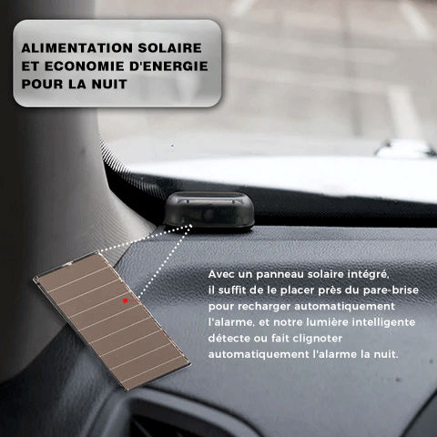 🚗Alarme Antivol à LED Elignotantes pour Voiture