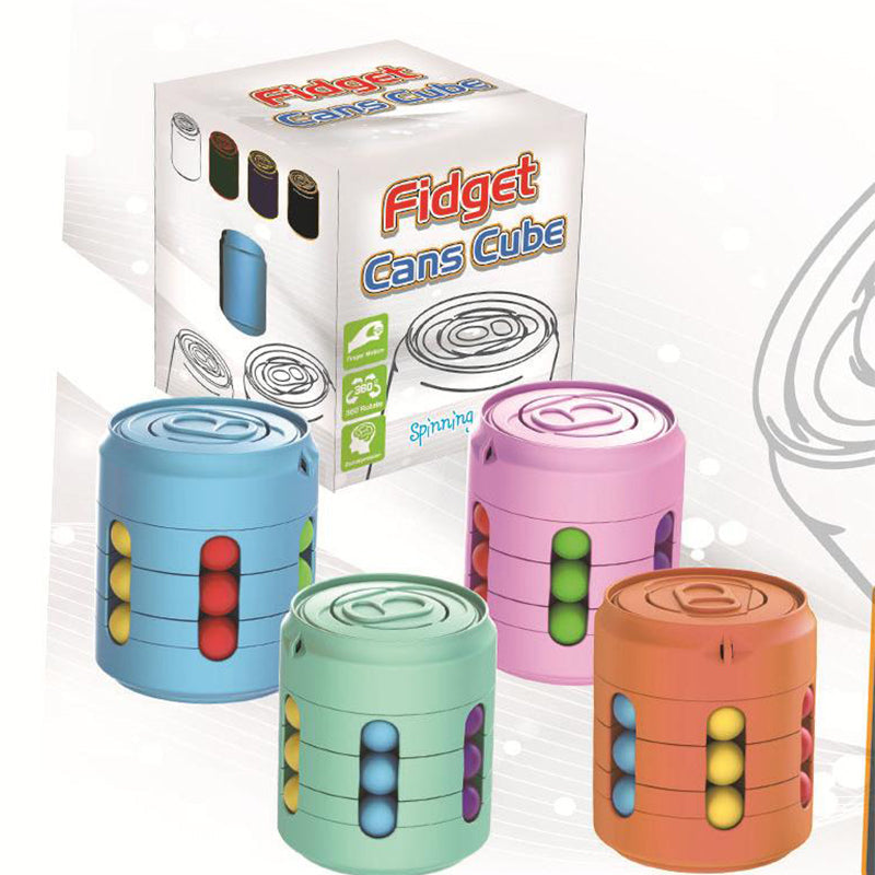 Cube magique 3 en 1 pour canettes de boisson gazeuse