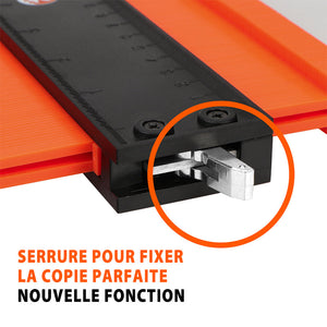 Saker Jauge De Duplication De Contour Avec Serrure Réglable - ciaovie