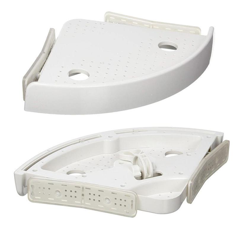 Tablette d'angle de salle de bain multifonction sans vis - ciaovie