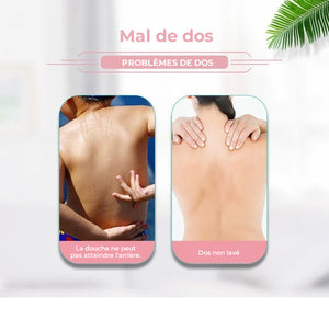 Épurateur de pieds et de dos de douche, coussin de massage