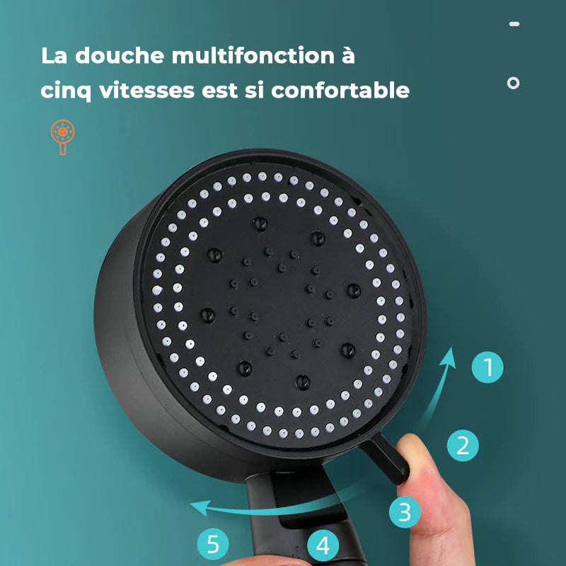 Pommeau de douche multifonctionnel à haute pression