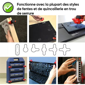 Ensemble d'outils de marquage de trou de serrure