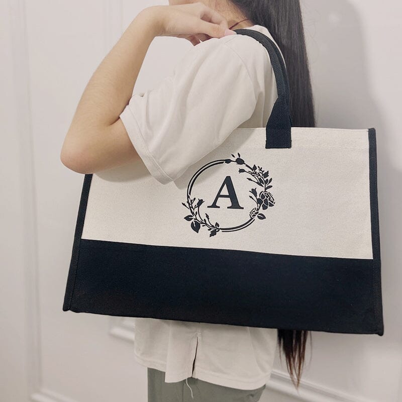 Sac en Toile avec Monogramme