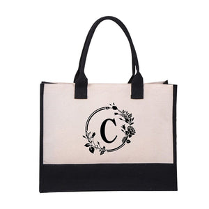 Sac en Toile avec Monogramme