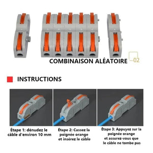 Borne de connexion rapide