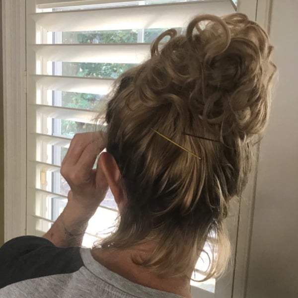 Postiche Chignon Extensions De Cheveux Bouclés Ondulés