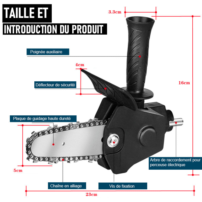 Mini tronçonneuse forestière à usage domestique