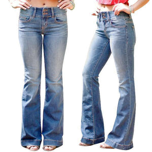 Ciaovie™ Femmes Mode Taille Haute Jeans Évasé - ciaovie