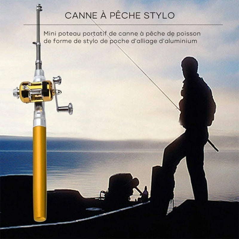 Canne à Pêche De Poche