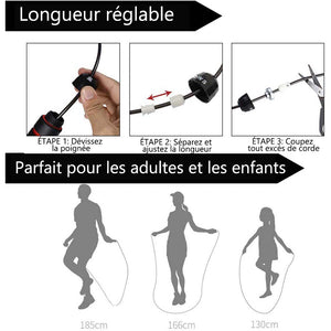 Ciaovie™ Corde à Sauter en Acier Ergonomique - ciaovie