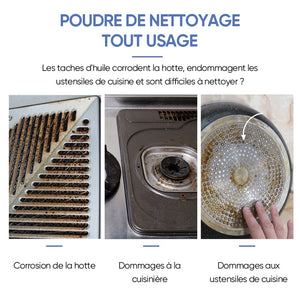 Poudre de nettoyage polyvalent pour la cuisine