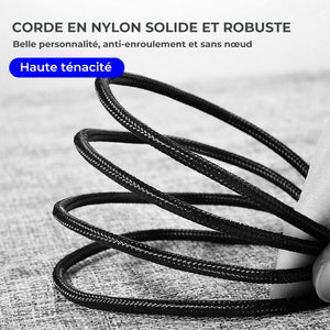 Câble de charge magnétique à 360 ° de conception 3-en-1