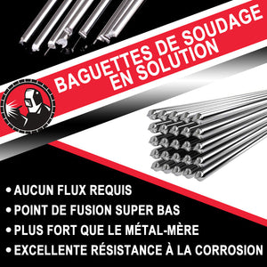 Baguettes fourrées par soudage par solution - ciaovie