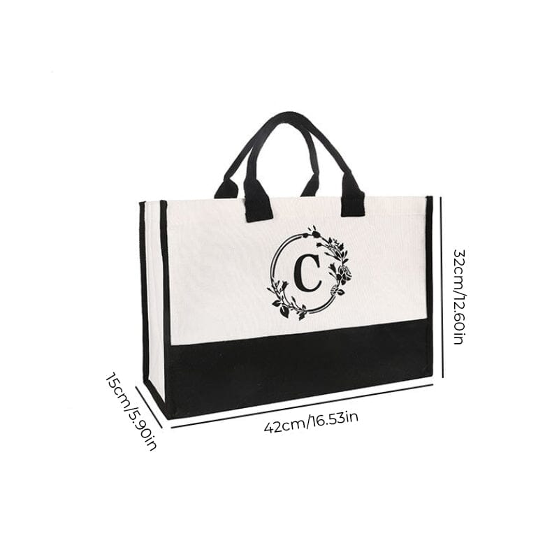 Sac en Toile avec Monogramme