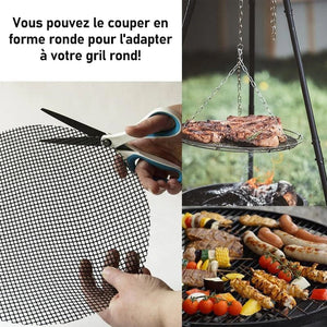 Tapis de Barbecue en PTFE (3 pièces) - ciaovie