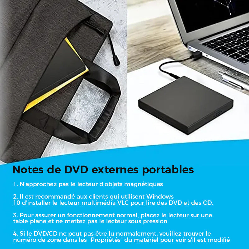 😎Lecteur CD DVD Externe😎