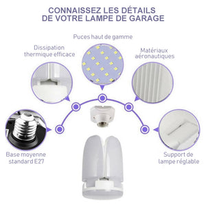 Lampe de Garage Pliable Déformable Universelle - ciaovie