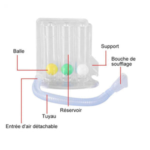 Appareil d'exercice de Capacité Pulmonaire - ciaovie