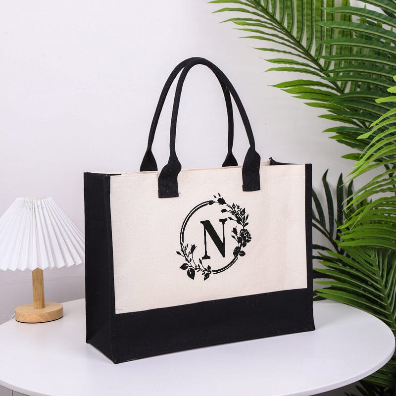 Sac en Toile avec Monogramme