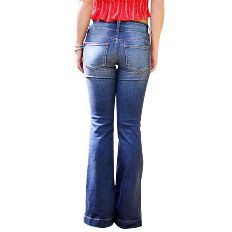 Ciaovie™ Femmes Mode Taille Haute Jeans Évasé - ciaovie