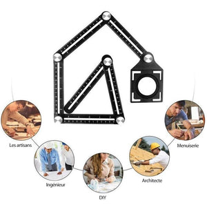 Multi-Angle Règle de Mesure en Alliage D'aluminium - ciaovie