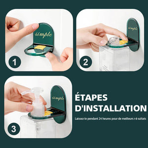 Porte-gel douche multifonctionnel