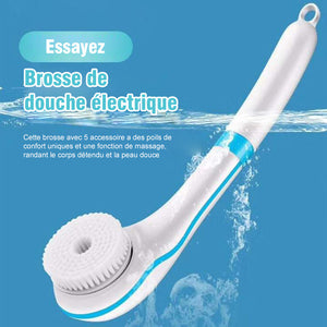 5-en-1 Brosse de Douche Électrique