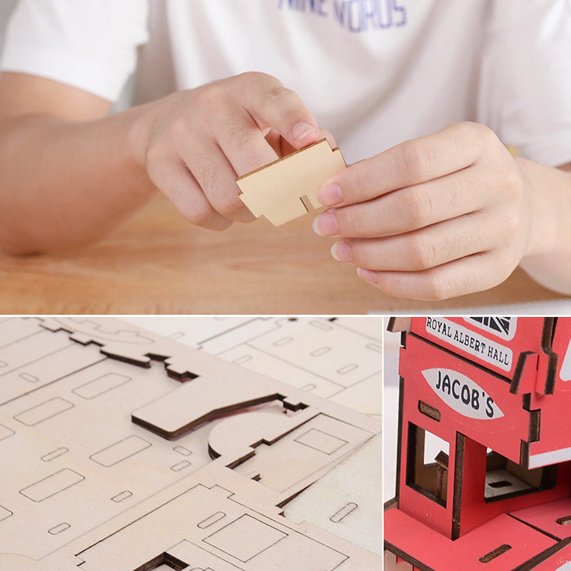 Jouet Puzzle 3D en Bois pour Enfants - ciaovie