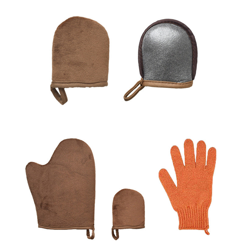 Ensemble de Gants de Bain de Gommage Exfoliants (3 pièces / 4 pièces) - ciaovie