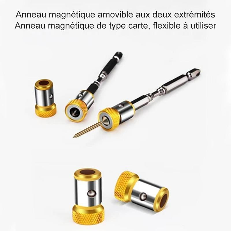 Embout Tournevis Magnétique Anneau Amovible