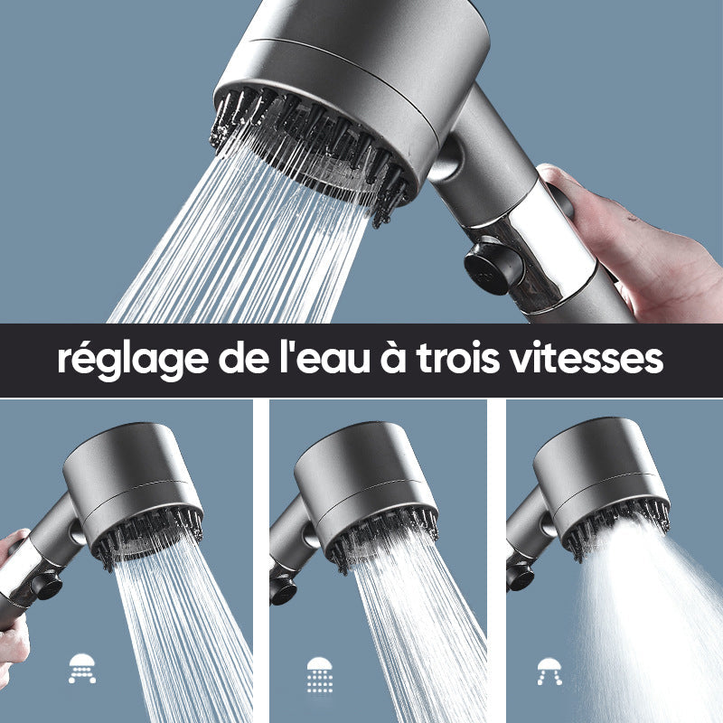 Set de douche haute pression multifonctionnel