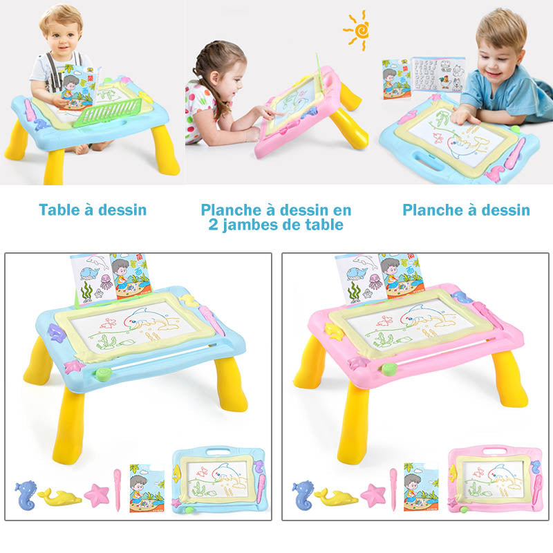 Table de Planche de Graffitis Magnétique Multi pour Enfants - ciaovie