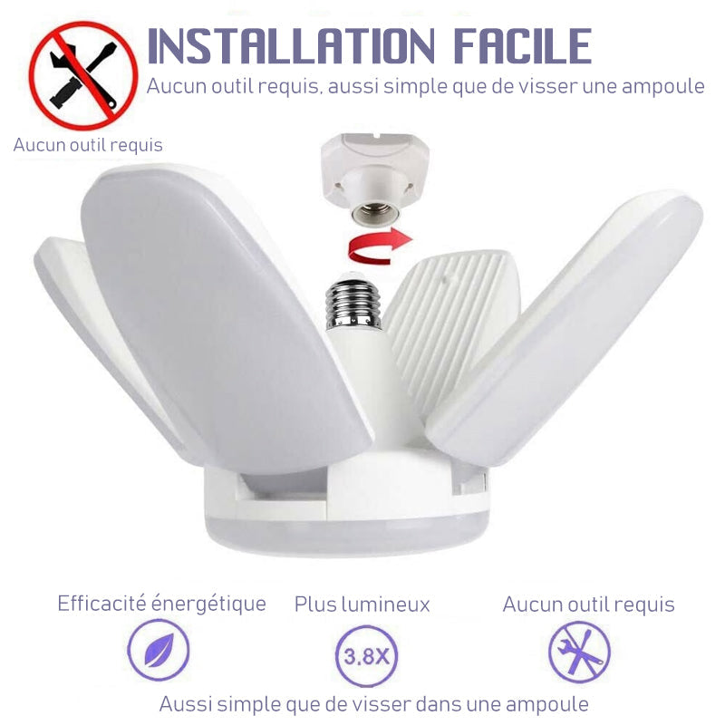 Lampe de Garage Pliable Déformable Universelle - ciaovie