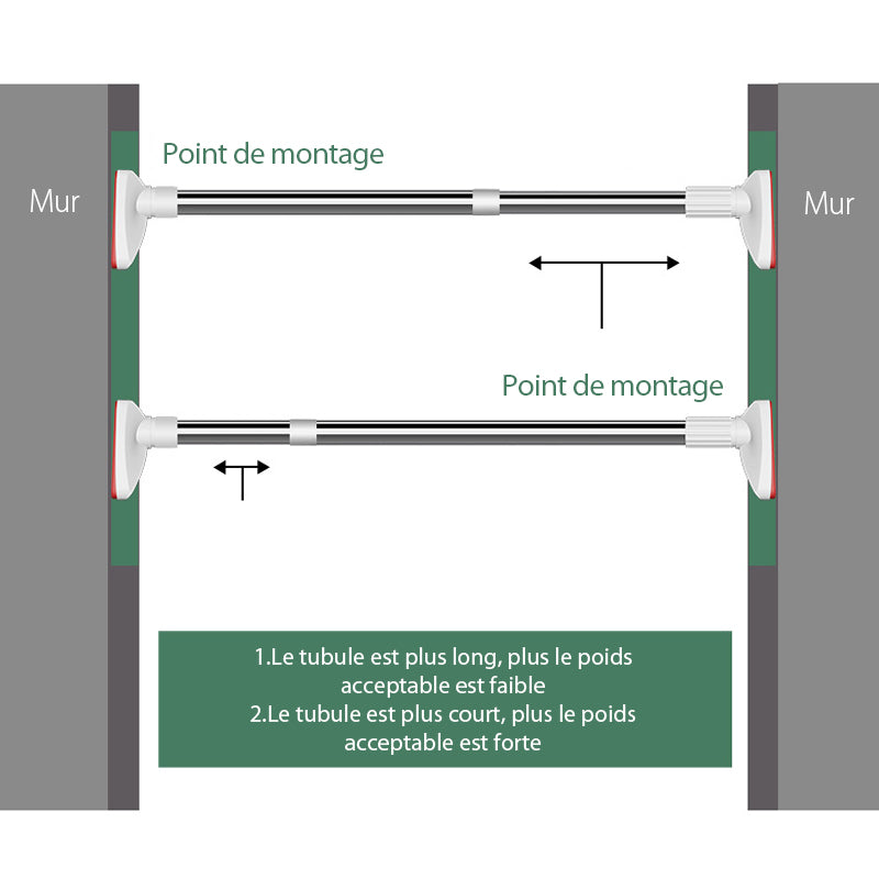 Cintre Télescopique Pour Vêtements