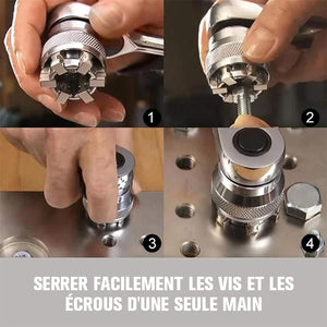 Clé à Douille à Écrou Universelle Ajustable Magique - ciaovie