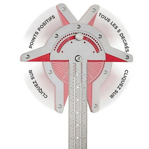 Règle de bord ajustable pour menuisiers