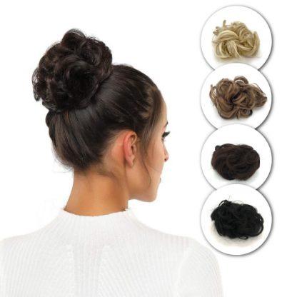 Postiche Chignon Extensions De Cheveux Bouclés Ondulés