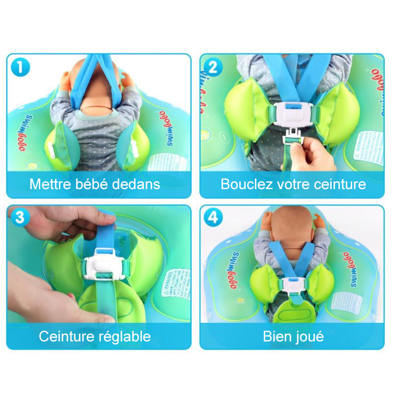 Flotteur bébé avec auvent