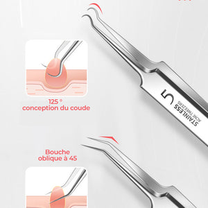 Pincette d'Acné en Acier Inoxydable