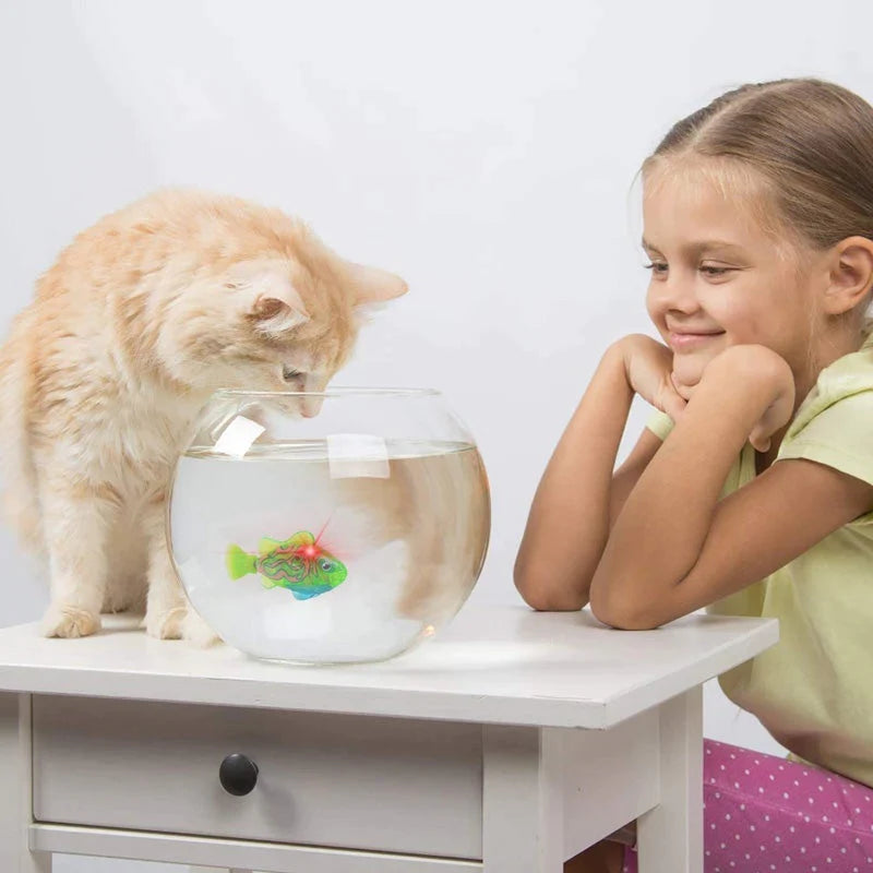 Jouet poisson robot nageur pour chat et chien