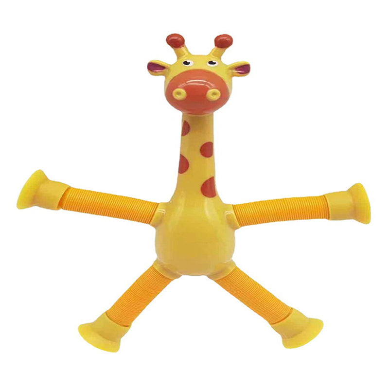 Jouet girafe télescopique avec ventouse