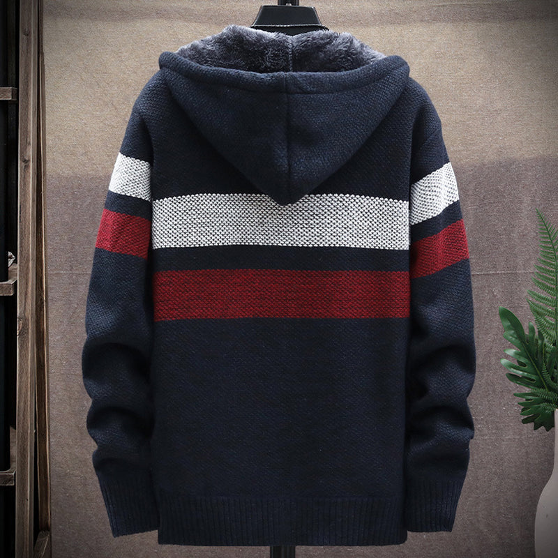 Pull rayé pour homme