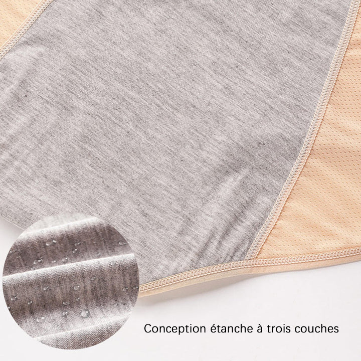 Culotte taille haute anti-fuite