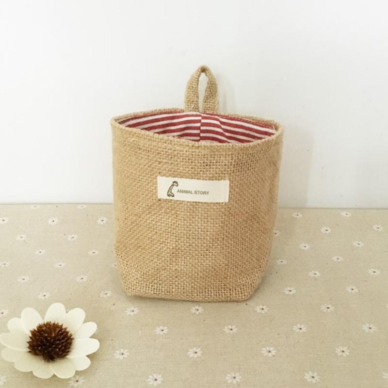 Sac de Rangement Suspendu en Coton et Lin - ciaovie