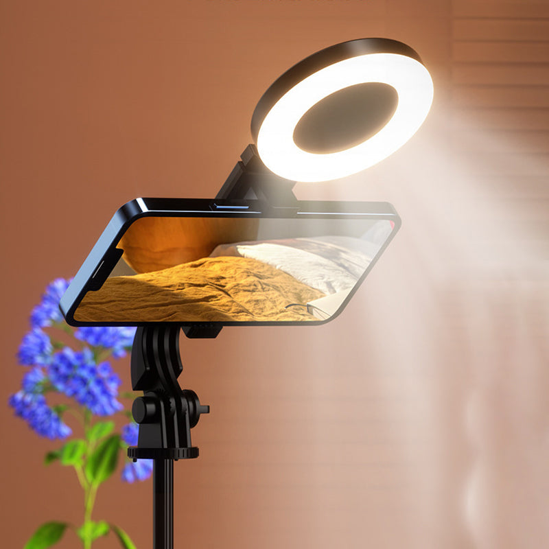 Perche à selfie avec lumière d'appoint LED