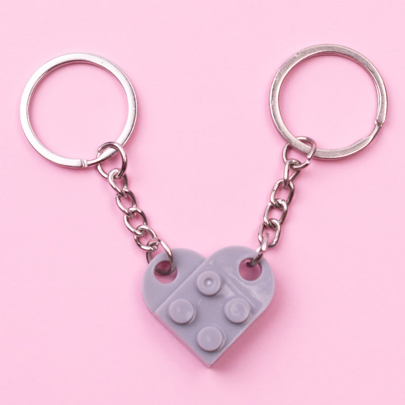 Porte-clés avec pendentif coeur