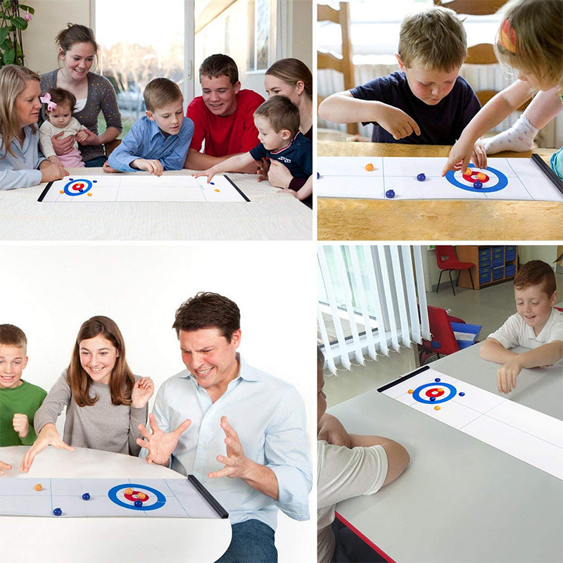 Mini jeu de curling de table - ciaovie