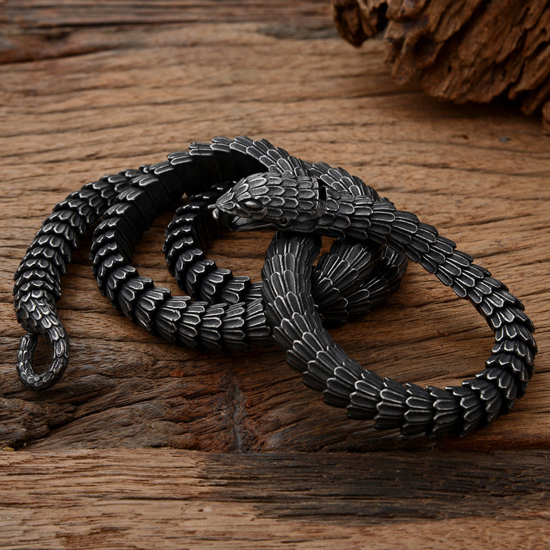 Collier de serpent Jormungandr du serpent du monde