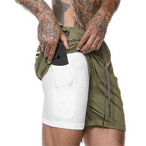 2-in-1 Secure Pocket Shorts - ciaovie